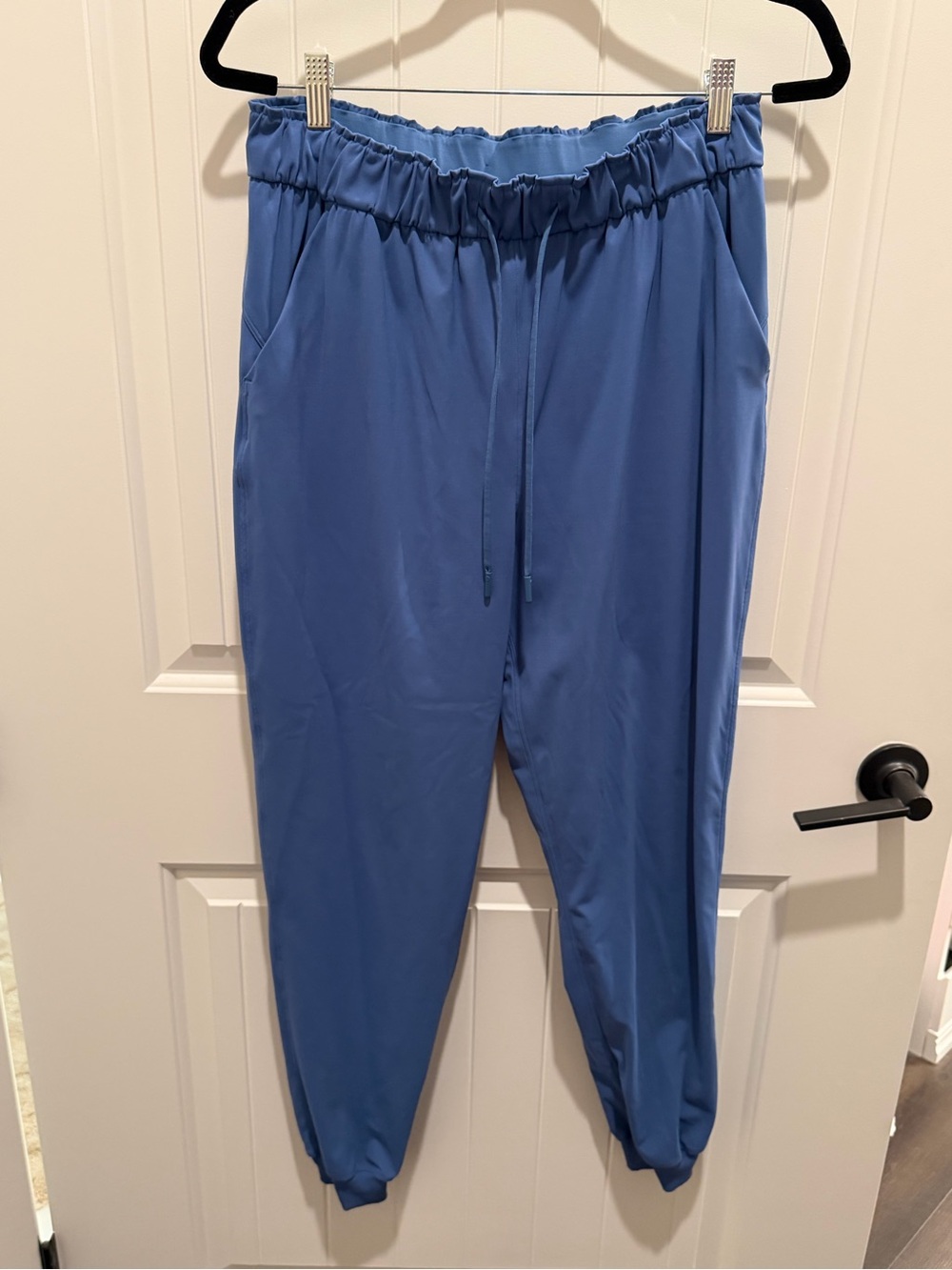 Lululemon Stretch High-Rise Jogger Blue Size 10 Athletic Travel Pants
